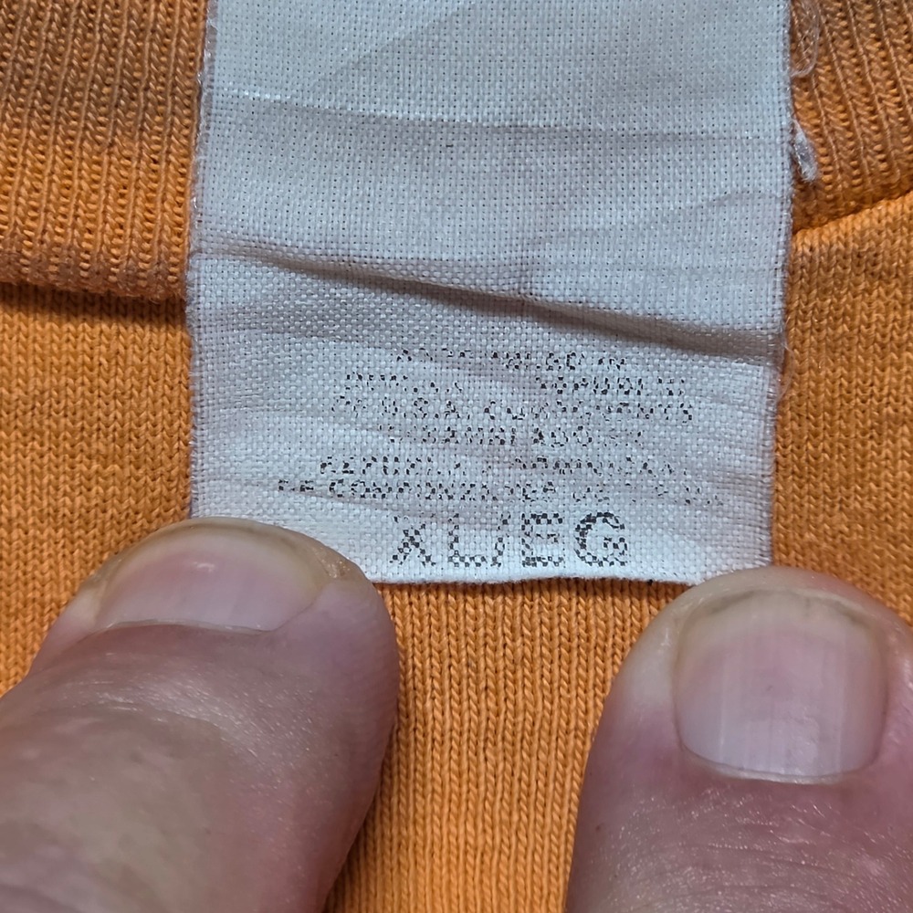 Y2K Distressed Gorpcore Tee Mens XL Orange 2006 NASCAR Tony Stewart Nextel‎ Cup - Picture 6 of 13